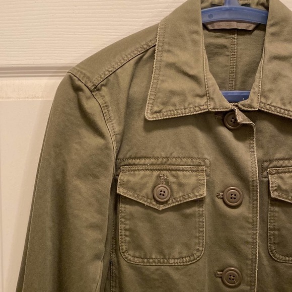 Women’s J Crew Green Utility Jacket - Small - Picture 4 of 12